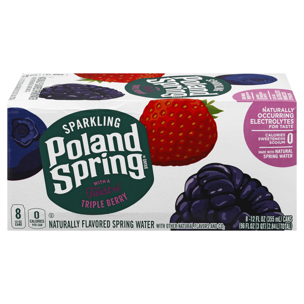 Poland Spring Sparkling Water Triple Berry