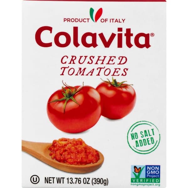 Colavita Crushed Tomatoes No Salt Added
