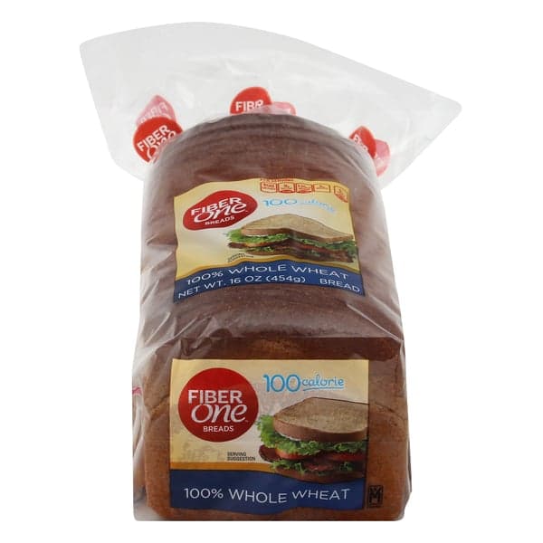 Fiber One 90 Calorie 100% Whole Wheat Bread