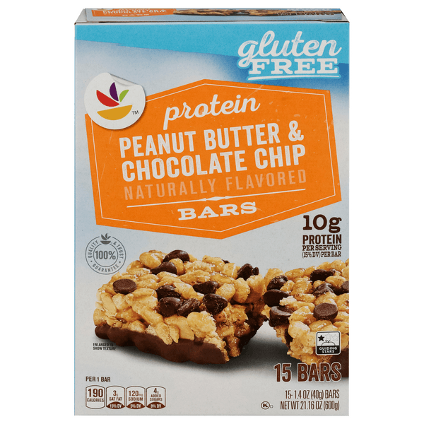 Stop & Shop Protein Bar Peanut Butter & Chocolate Chip Gluten Free