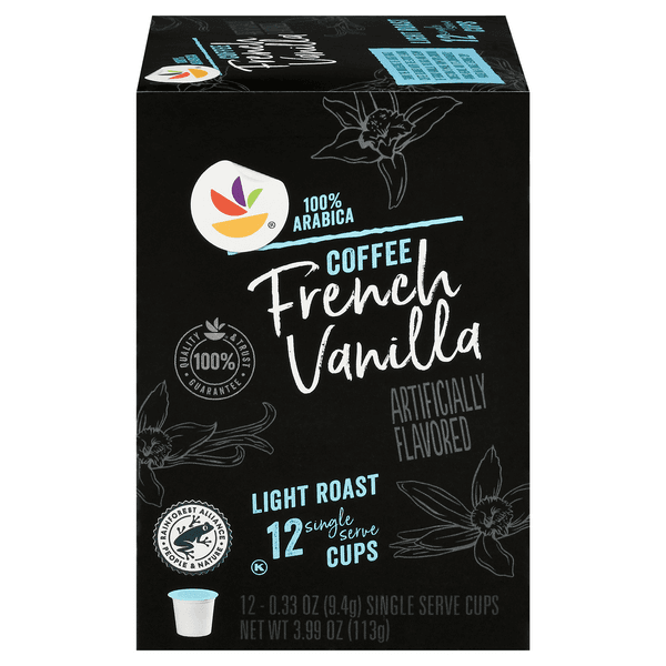 Stop & Shop French Vanilla Flavored Light Roast Single Serve Coffee