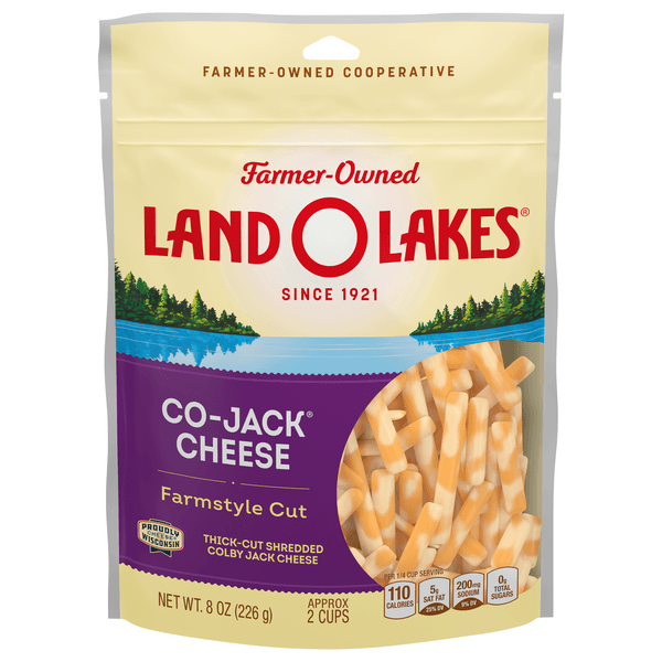 Land O Lakes Farmstyle Cut Shredded Co-Jack Cheese
