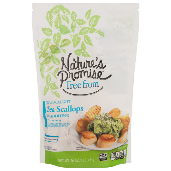 Nature'S Promise Wild Caught Bay Scallops 10- Per Ib