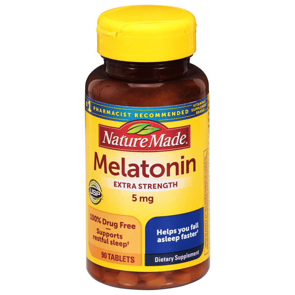 Nature Made Dietary Supplement Tablets Melatonin Maximum Strength