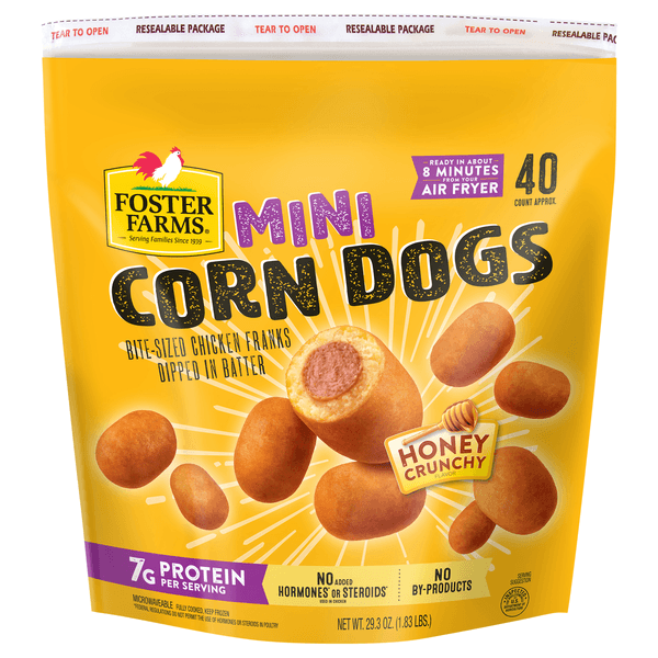 Foster Farms Mini Chicken Corn Dogs Bags