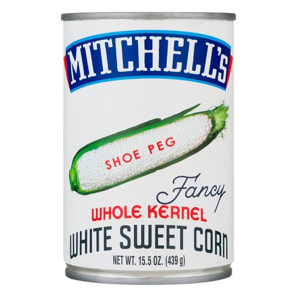 Mitchell'S Whole Kernel Shoe Peg Corn White Sweet