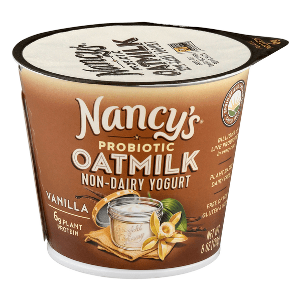 Nancy'S Probiotic Oatmilk Non-Dairy Yogurt Vanilla
