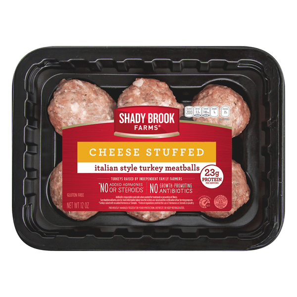 Shady Brook Farms Cheese Stuffed Italian Style Turkey Meatballs