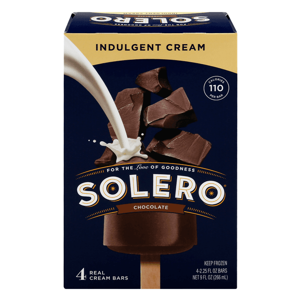 Solero Indulgent Cream Bars Chocolate