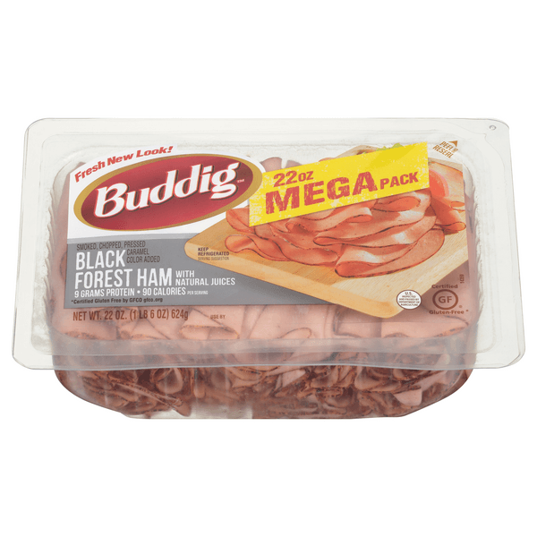 Buddig Mega Pack Deli Sliced Black Forest Ham