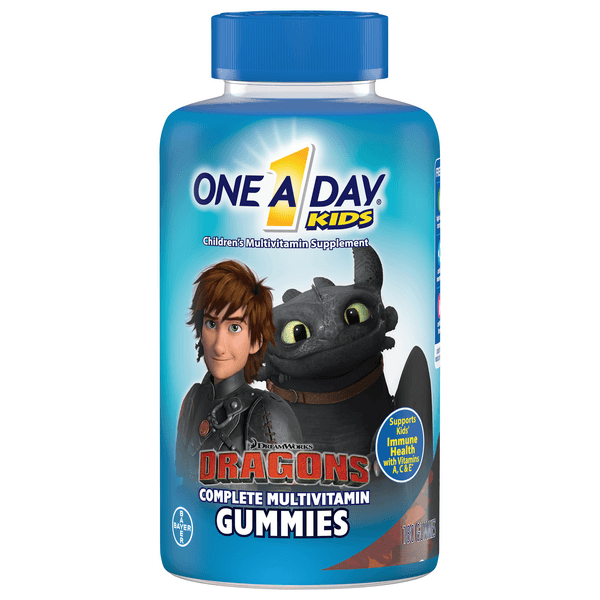 One A Day Kids Complete Multivitamin Gummies How To Train Your Dragon