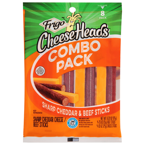 Frigo Cheese Heads Sharp Cheddar & Beef