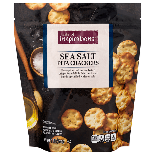 Taste Of Inspirations Pita Crackers Sea Salt