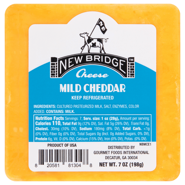 New Bridge Cheddar Cheese Mild Yellow