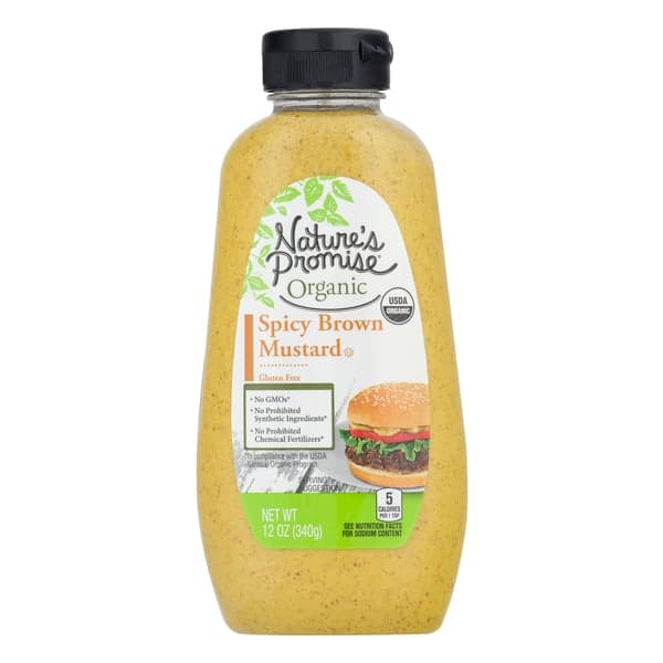 Nature'S Promise Organic Spicy Brown Mustard Gluten Free