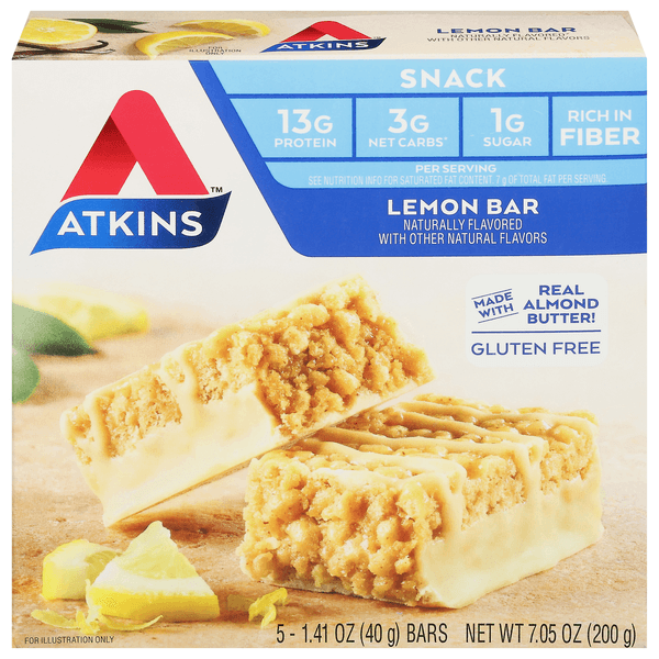 Atkins Snack Bar Lemon Box