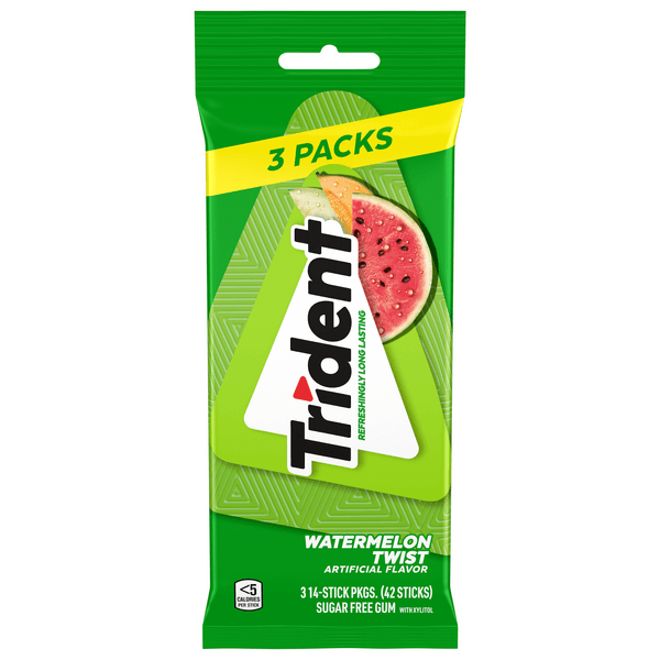Trident Sugar Free Gum Watermelon Twist