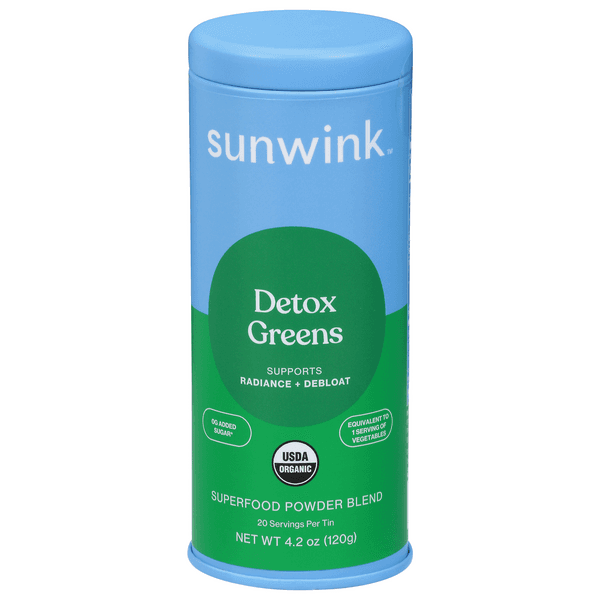 Sunwink Detox Greens Superfood Powder Blend