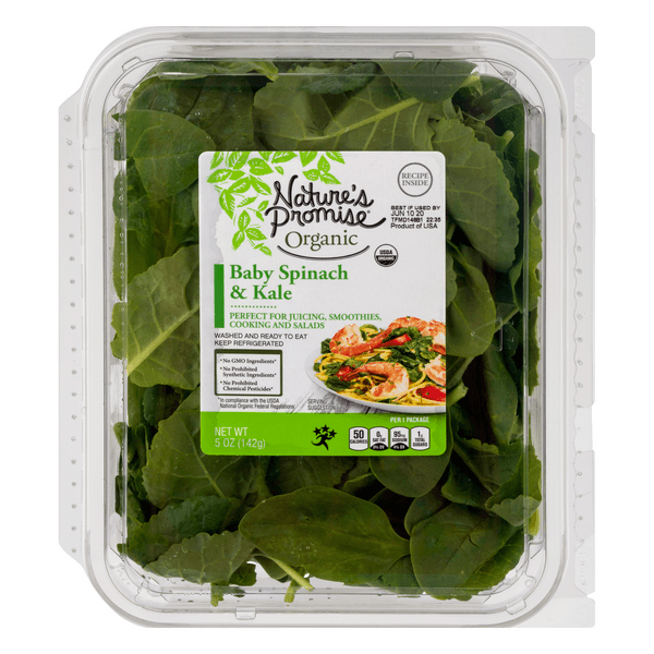 Nature'S Promise Organic Baby Spinach & Kale