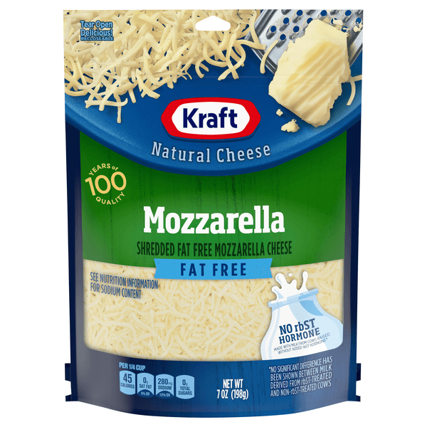 Kraft Fat Free Shredded Mozzarella Cheese
