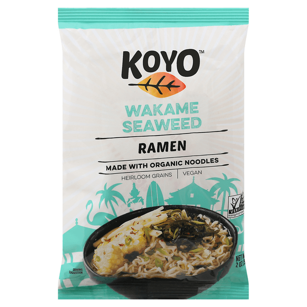 Koyo Ramen Noodles Wakame Seaweed Low Fat Organic