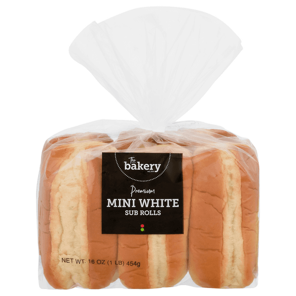 Stop & Shop The Bakery Premium Mini White Sub Rolls