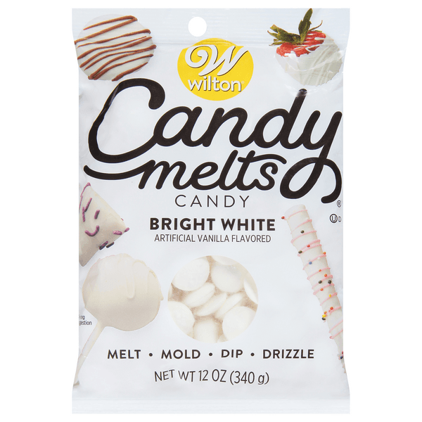 Wilton Candy Melts Bright White Vanilla Flavored