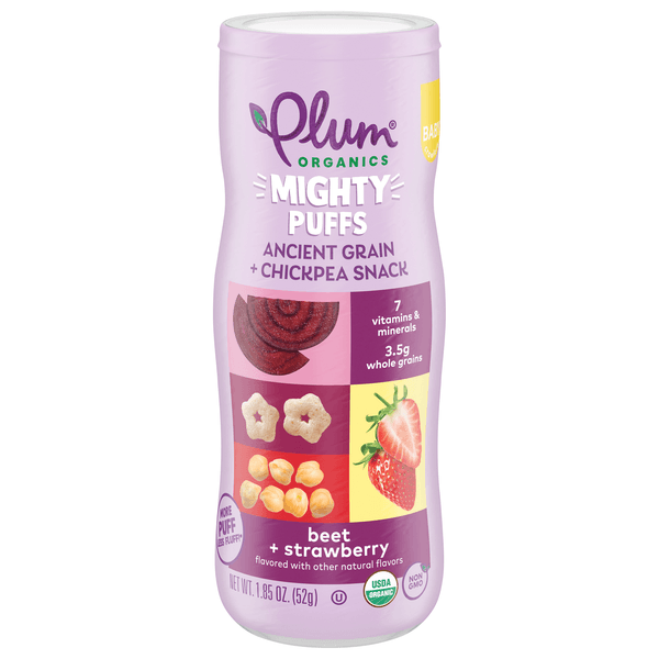 Plum Organics Mighty Puffs Beet + Strawberry