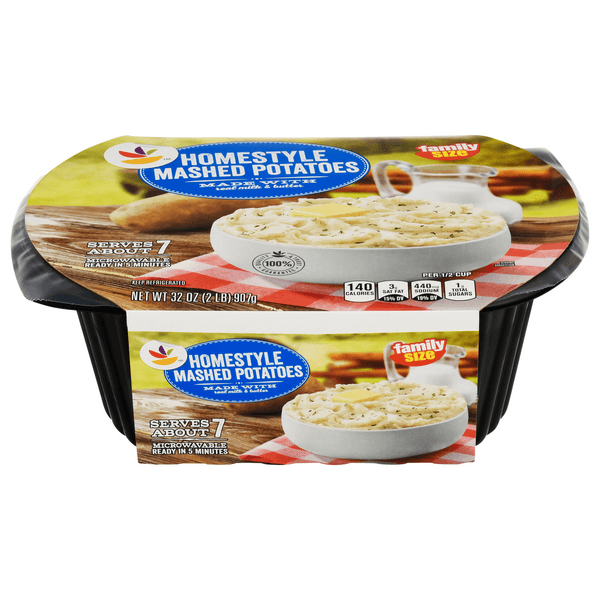 Stop & Shop Mashed Potatoes Homestyle Microwavable Family Size
