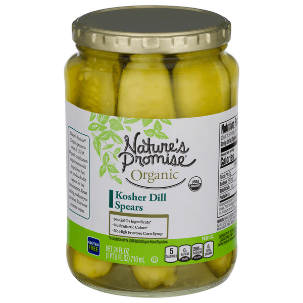 Nature'S Promise Organic Kosher Dill Pickle Spears