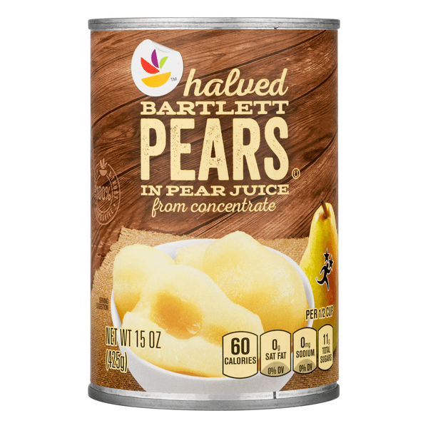 Stop & Shop Bartlett Pear Halves In Juice From Concentrate