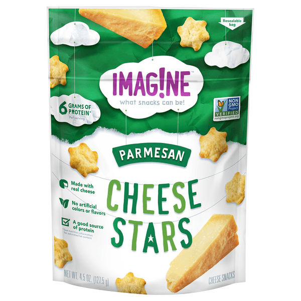 Imag!Ne Cheese Stars Parmesan Cheese Snacks