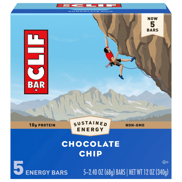 Clif Bar Chocolate Chip Energy Bars 