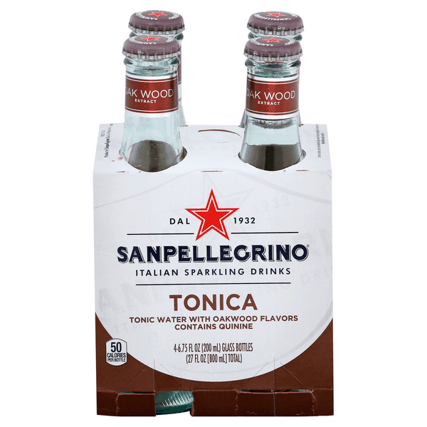San Pellegrino Italian Sparkling Drinks Tonica With Oakwood Flavor