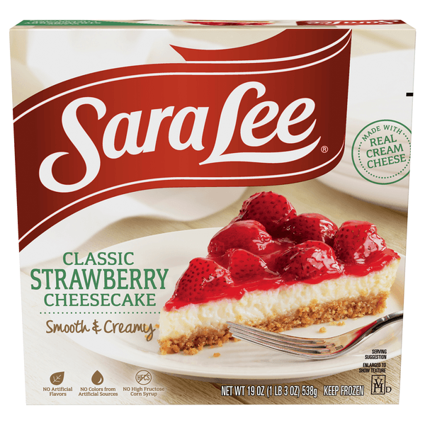 Sara Lee Cheesecake Original Cream Smooth & Creamy Strawberry