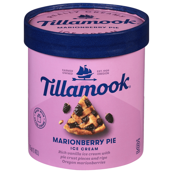 Tillamook Marionberry Pie Ice Cream