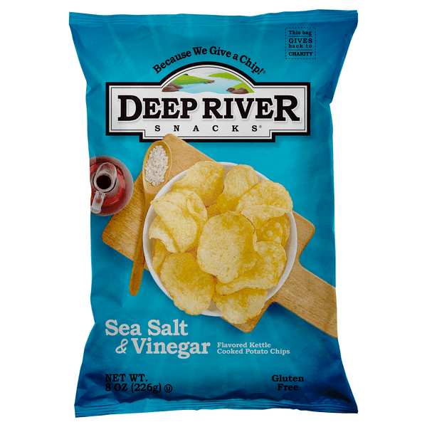 Wise Deep River Sea Salt & Vinegar Kettle Chips
