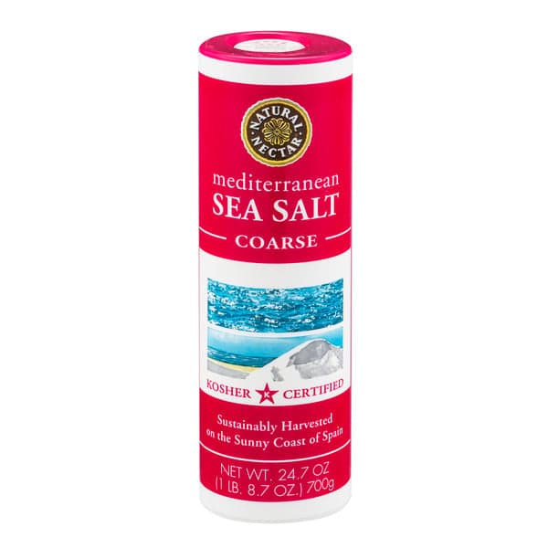 Natural Nectar Mediterranean Sea Salt Coarse Kosher
