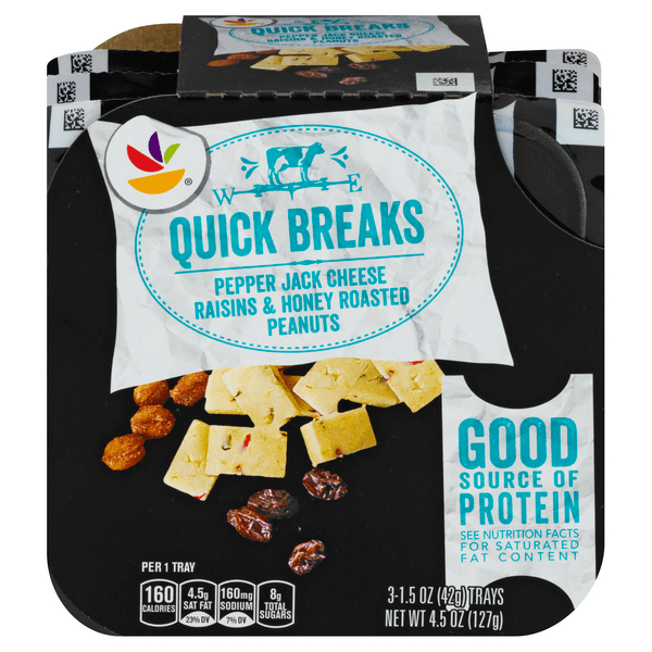 Giant Quick Breaks Pepper Jack Cheese Raisins & Peanuts