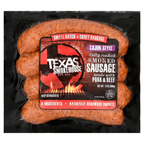 Texas Smokehouse Cajun Style Smoked Sausage