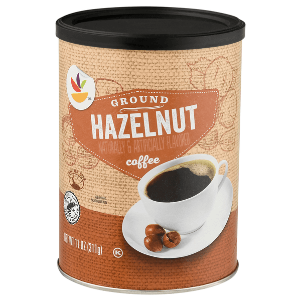 Stop & Shop Hazelnut Flavored Light Roast Ground Coffee