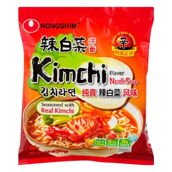 Nongshim Kimchi Flavored Noodle Soup