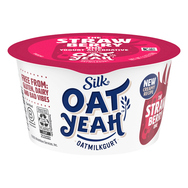 Silk Oat Yeah Oatmilkgurt The Straw Berry One