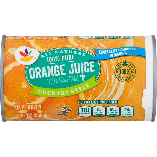 Stop & Shop Country Style 100% Pure Orange Juice  Concentrate