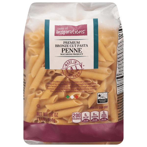 Taste Of Inspirations Bronze Cut Penne Pasta Large