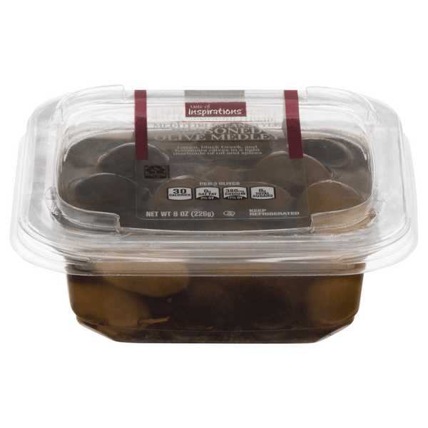 Taste Of Inspirations Seasoned Olive Medley Mediterranean Style