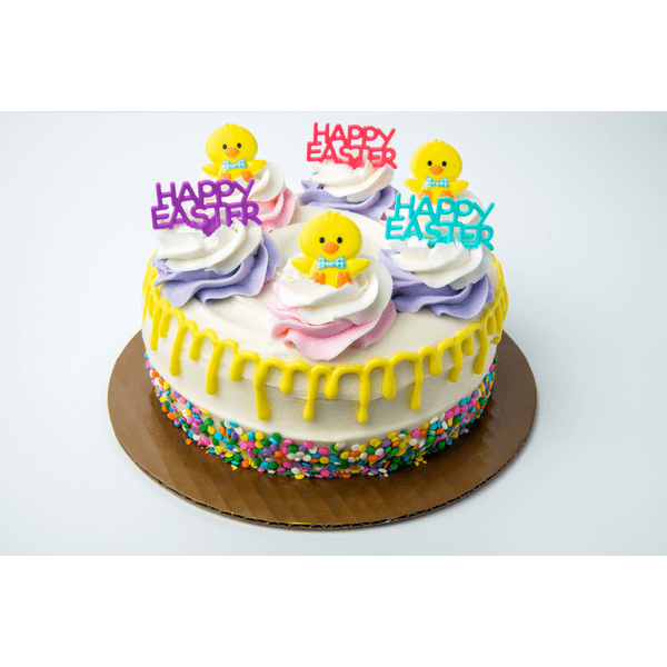 Stop & Shop Bakery Cake Gold Easter Triple Layer