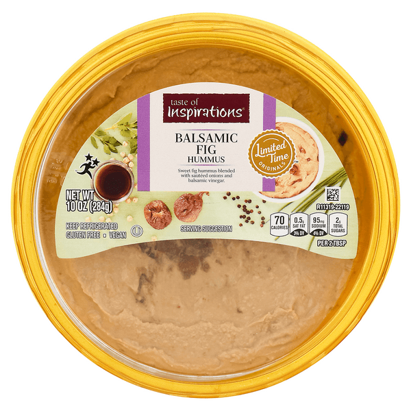 Taste Of Inspirations Hummus Balsamic Fig