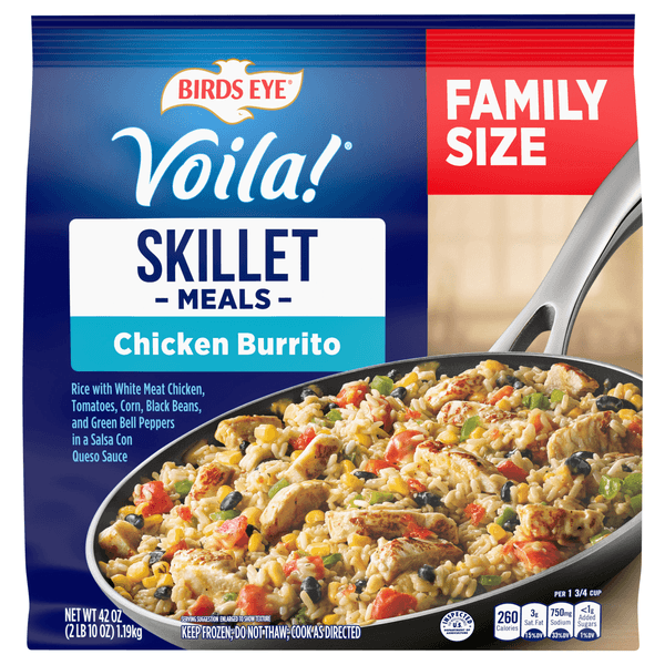 Birds Eye Voila! Chicken Burrito Skillet