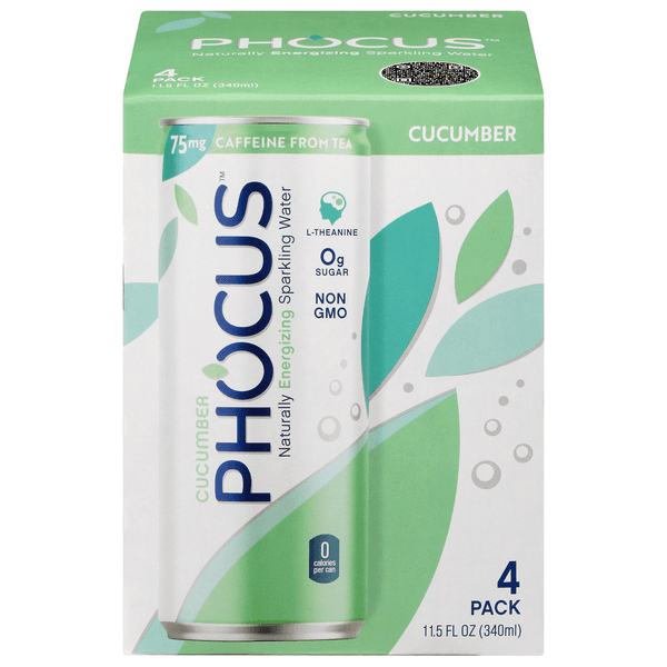 Phocus Energizing Sparkling Water Cucumber